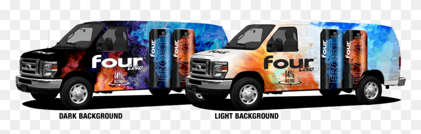 1053x281 Four Loko Bold Flavors 2010 Ford Econoline, Car, Vehicle, Transportation HD PNG Download