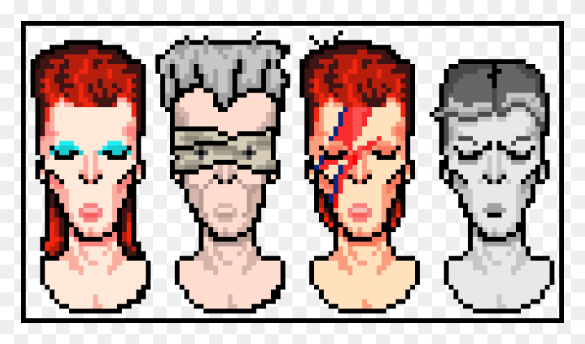 1130x630 Four Of The Many Faces Of David Bowie, Rug, Outdoors, Nature HD PNG Download