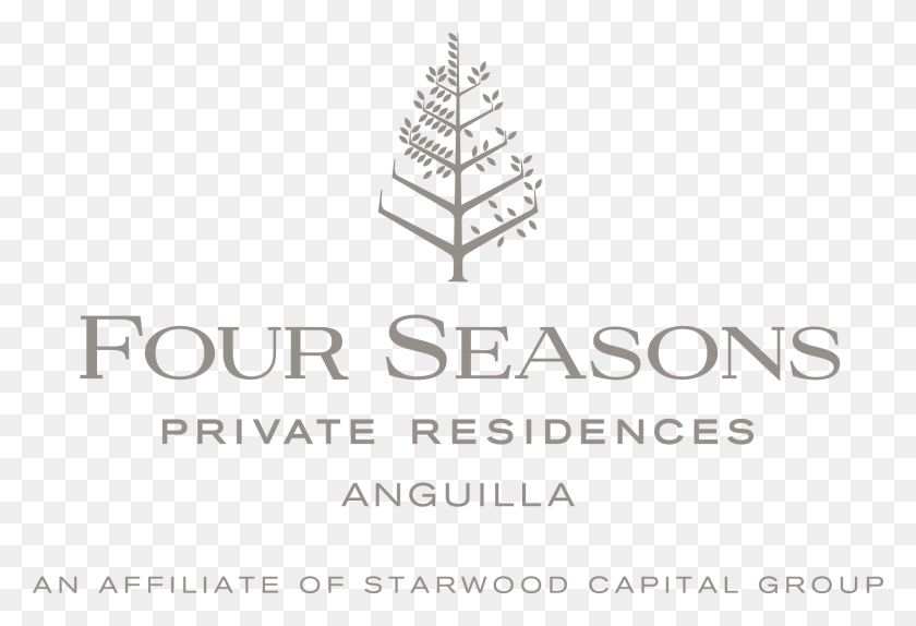 1494x986 Four Seasons Private Residences Logo, Tree, Plant, Text HD PNG Download