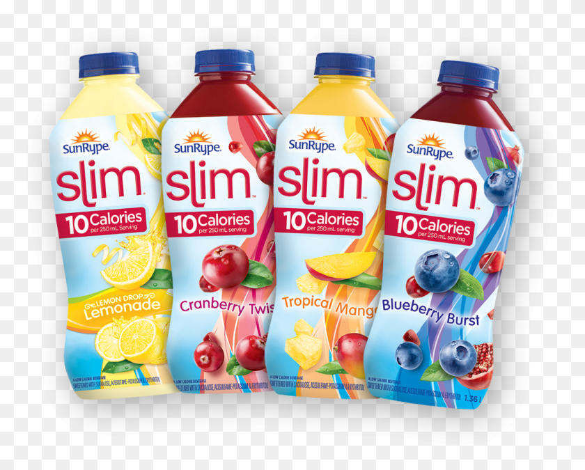 1023x807 Four Sunrype Slim Drink Products Juicebox, Juice, Beverage, Orange Juice HD PNG Download