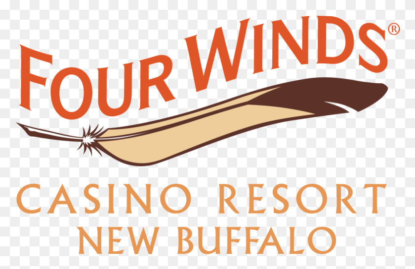 786x490 Descargar Png Four Winds Casino Resort Four Winds Casino New Buffalo Logo, Etiqueta, Texto, Word Hd Png