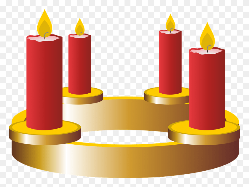 960x703 Fourth Advent Advent Advent Wreath Candles Third Advent Candle Clipart, Weapon, Weaponry, Bomb HD PNG Download