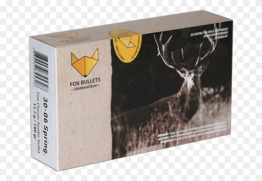 657x519 Fox Ammunition 30 06 180gr Front .30 06 Springfield, Box, Elk, Deer HD PNG Download