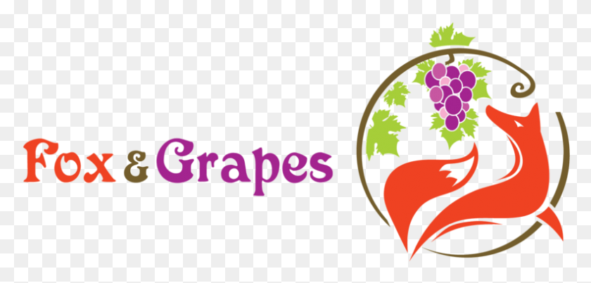 790x347 Fox And Grapes Logo Fox And Grapes, Tree, Plant, Text HD PNG Download