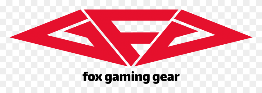 1626x501 Fox Gaming Gear Triangle, Label, Text, Symbol HD PNG Download