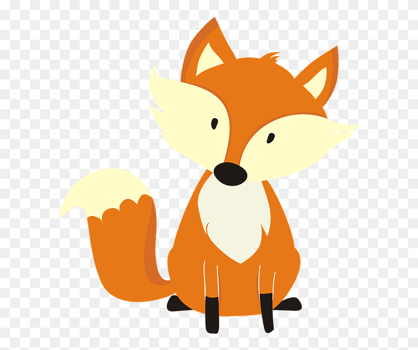 611x645 Fox Illustration Fox Clip Art Cute Illustrator Happy Valentines Day Fox, Mammal, Animal, Toy HD PNG Download
