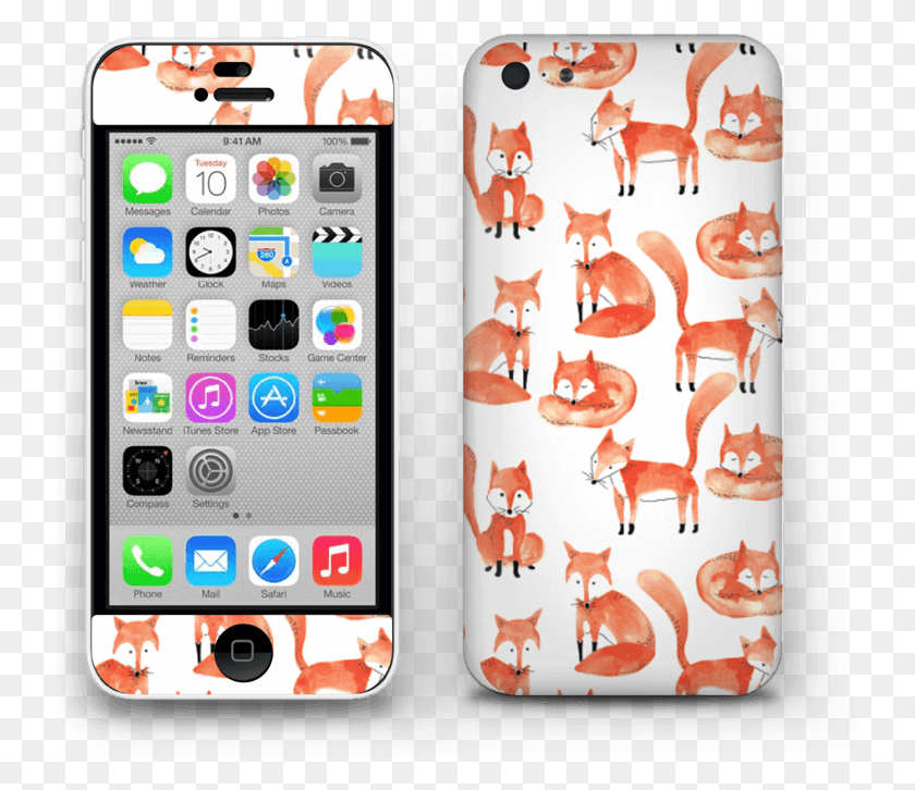 743x666 Fox Skin Iphone 5c Iphone 7 Papercraft, Mobile Phone, Phone, Electronics HD PNG Download