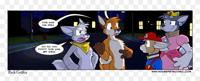1187x425 Fox You Were Supposed To Be Luigi Now You39re Just Halloween Furry Fox, Comics, Book, Person HD PNG Download