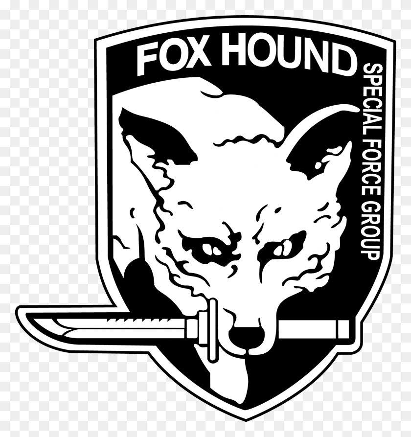 1498x1600 Descargar Png / Foxhound Logo Fox Hound, Etiqueta, Texto, Símbolo Hd Png