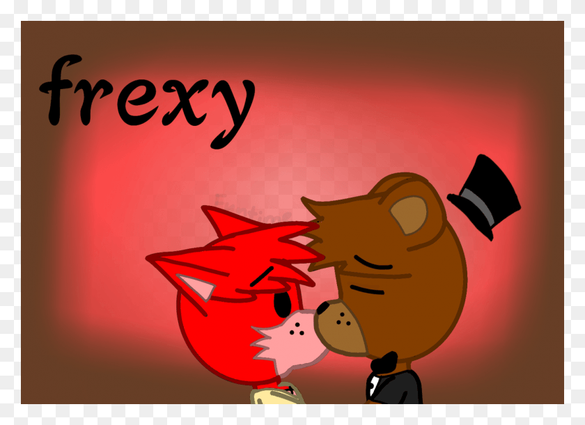 1280x905 Foxy X Freddy Cartoon, Graphics, Tree HD PNG Download
