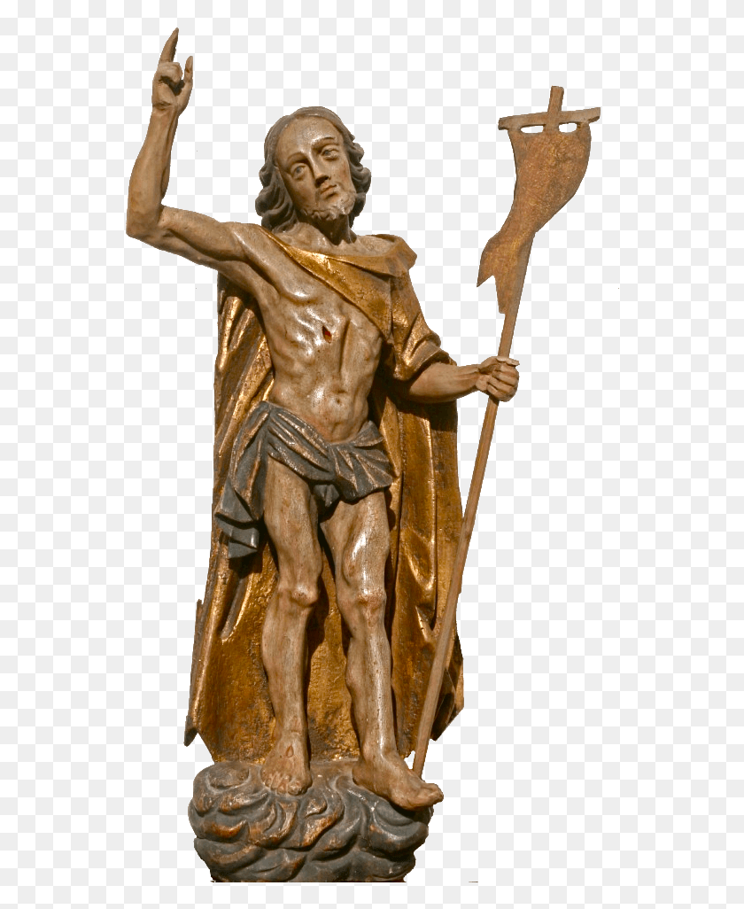558x966 Fr Truchtersheim Statue Du Christ Christian Statue, Symbol, Sculpture HD PNG Download