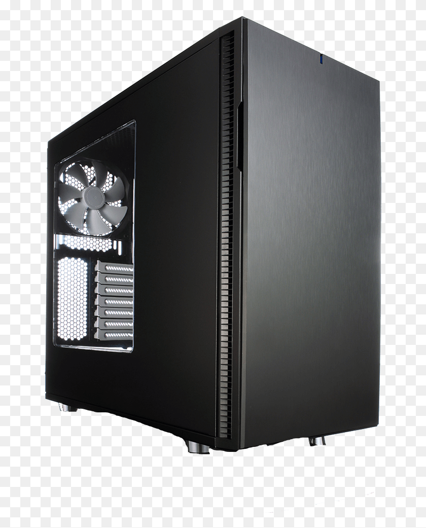666x981 Fractal Design Define R5 Black Window, Computer, Electronics, Pc HD PNG Download