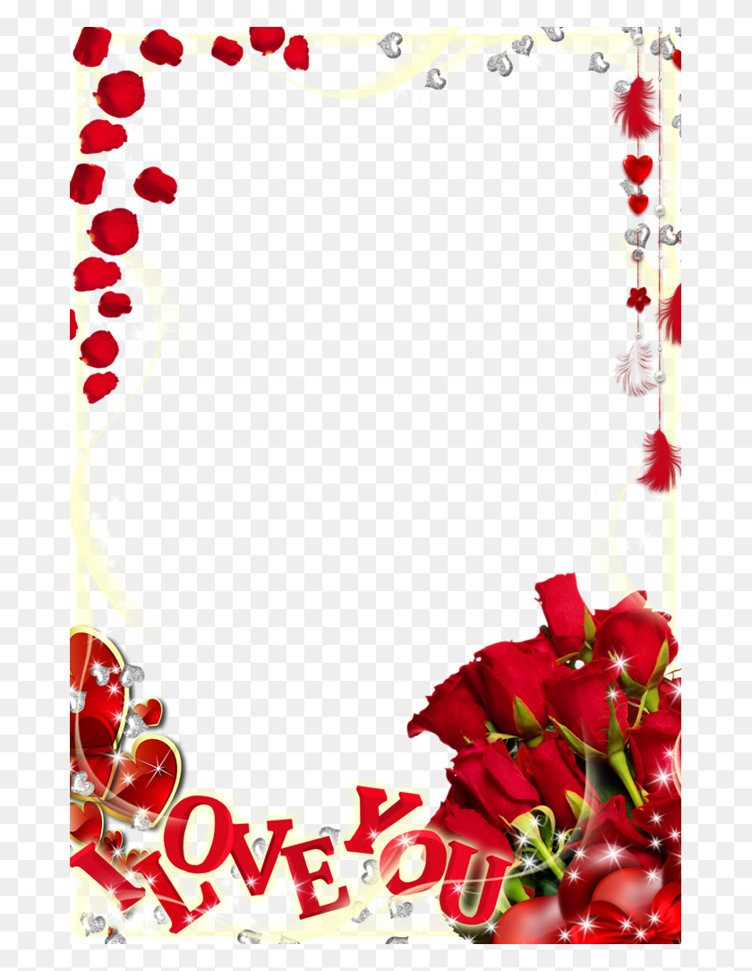 683x1024 Frame Background Paper Background Love Frames Picture Cute Love Photo Frame, Graphics, Plant HD PNG Download
