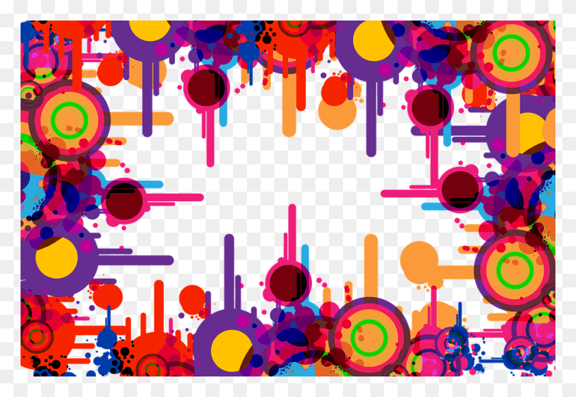 960x640 Descargar Png Marco Blob Anillos Círculo Abstracto Kunterbunt, Gráficos, Texto Hd Png