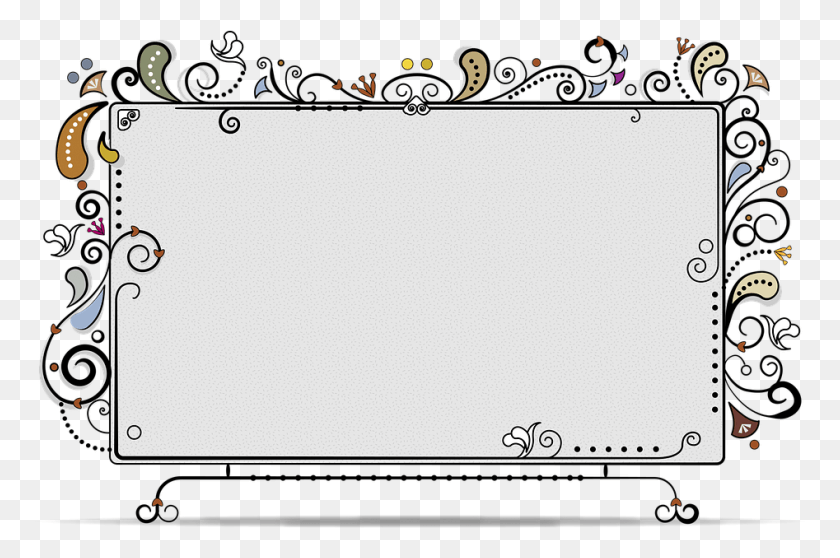 947x605 Frame Border Board Copy Space Space Empty Picture Frame, Electronics, Computer, Pc HD PNG Download