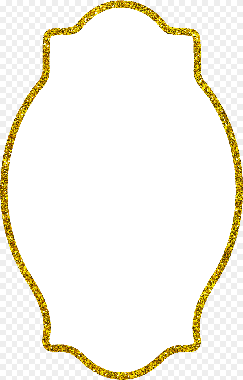 1254x1962 Frame Clipart Gold Glitter Transparent Clip Art, Oval, Animal, Reptile, Snake Sticker PNG