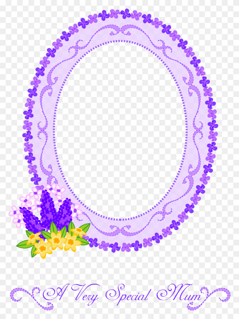 920x1249 Frame Clipart Mothers Day Memorial Frame, Purple, Pattern, Paisley HD PNG Download