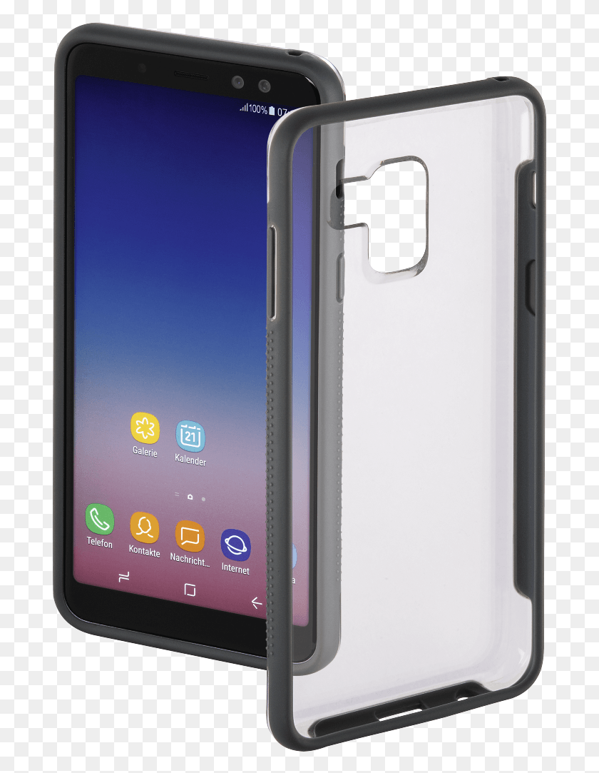 695x1023 Frame Cover For Samsung Galaxy A8 Transparentgrey Samsung Galaxy, Mobile Phone, Phone, Electronics HD PNG Download