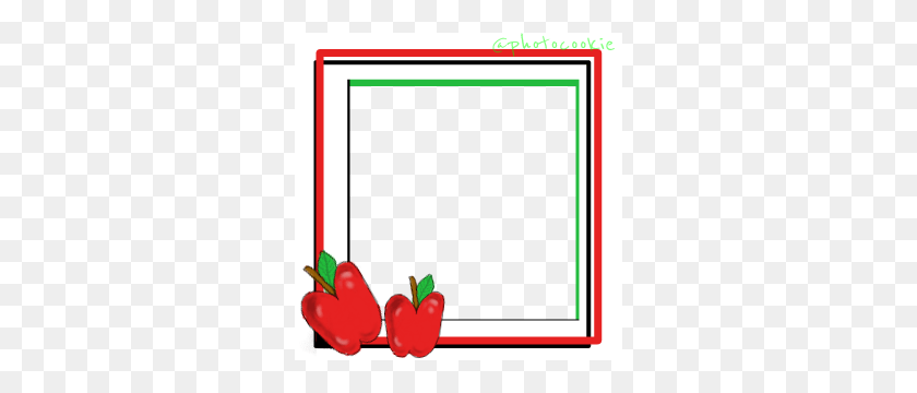 300x300 Frame Drawing Teacher Apple, Plant, Vegetable, Food HD PNG Download