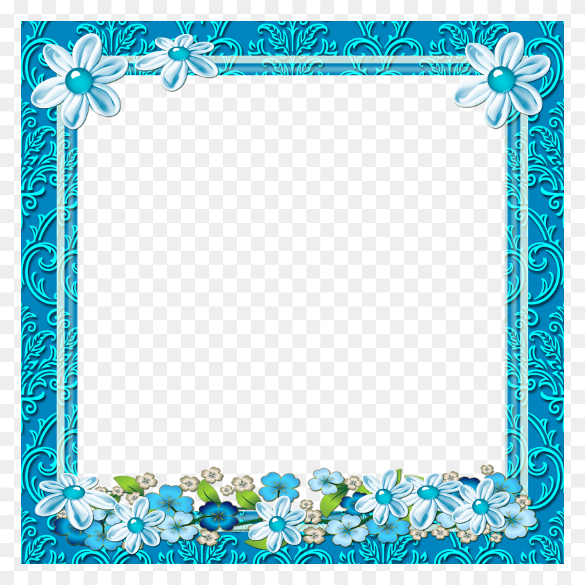 1280x1280 Frame Floraltransparent Backgroundfree Pictures Flower Background Transparent Frames, Mirror, Rug, Oval HD PNG Download