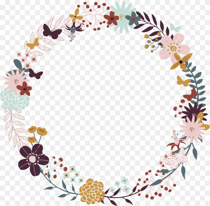 952x930 Frame Flowers Autumn Vector Flores Lizzieedits You Re Like The Morning Tea, Art, Floral Design, Graphics, Pattern Clipart PNG