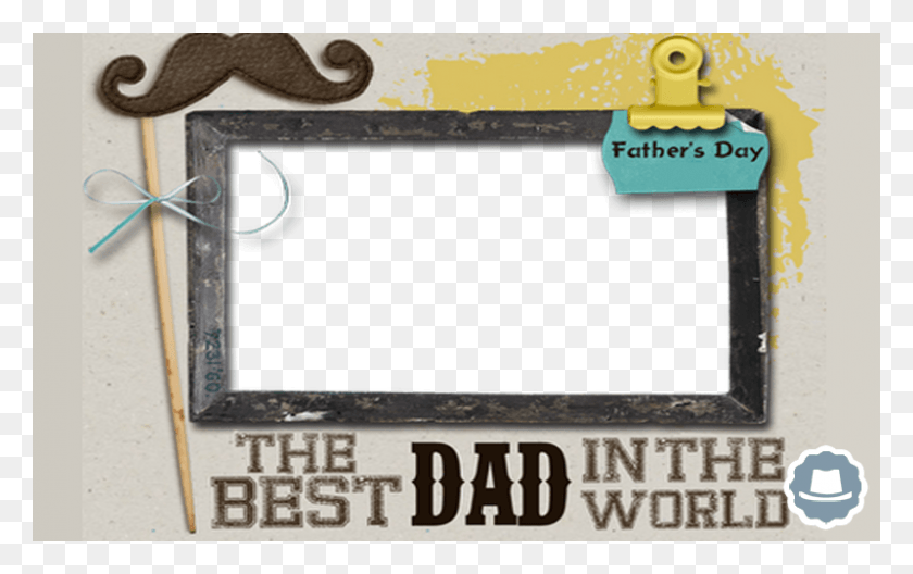 800x480 Frame For Father39s Day, Label, Text, Outdoors HD PNG Download