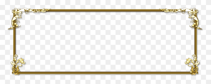 999x356 Frame Gold Available In Different Size Border Design Brown, White Board, Screen, Electronics HD PNG Download