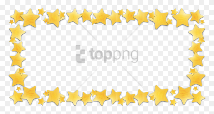 850x425 Frame Of Stars Image With Transparent Background Estrellas, Symbol, Star Symbol, Leaf HD PNG Download