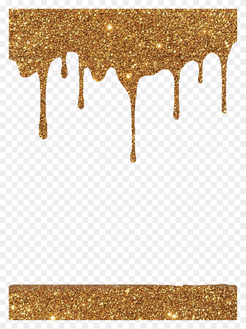 1024x1394 Frame Overlay Gold Glitter Sparkle Dripping Drips, Nature, Outdoors, Rust HD PNG Download