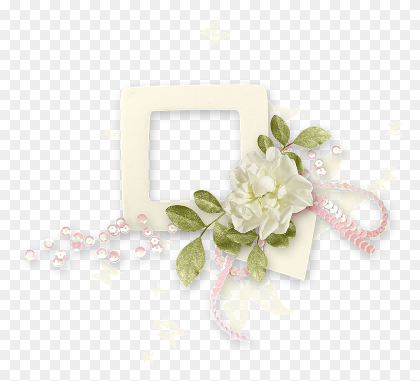772x702 Frame Photo Frame Photoshop Digital Frame Shop Flower Photo Frame, Jewelry, Accessories, Accessory HD PNG Download