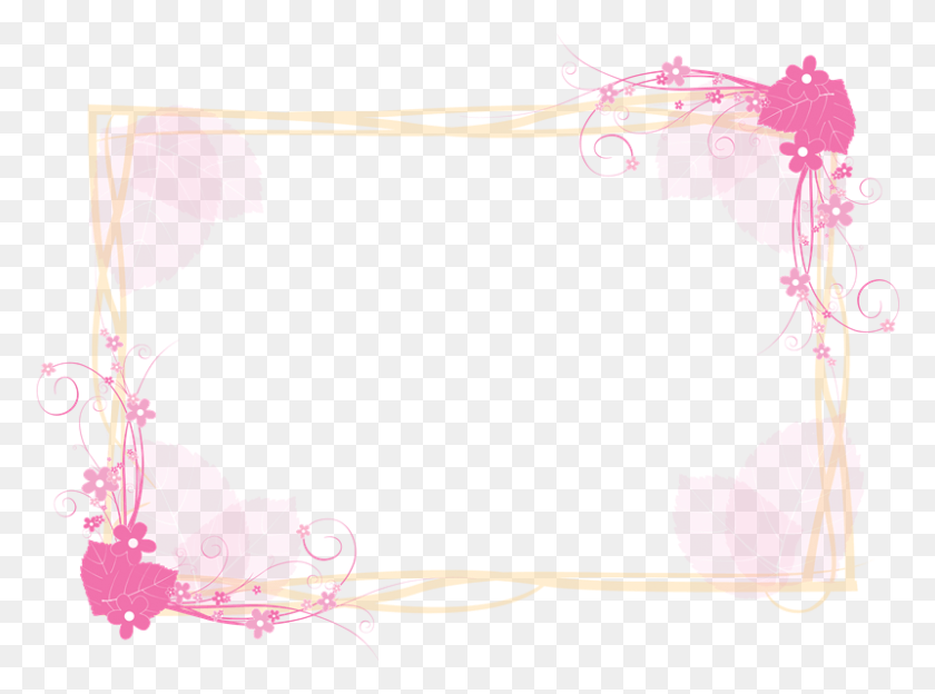 800x579 Descargar Png Frame, Marco Rosa, Rectángulo, Formas, Asethetic, Elegante, Rosa, Marco De La Frontera, Hoja, Planta, Árbol Hd Png