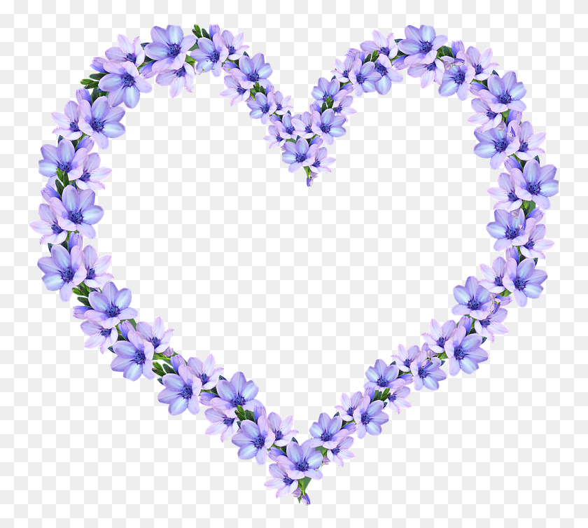762x694 Рамка Фиолетовые Цветы Дизайн Цветок, Растение, Цветение, Цветочная Композиция Hd Png Download