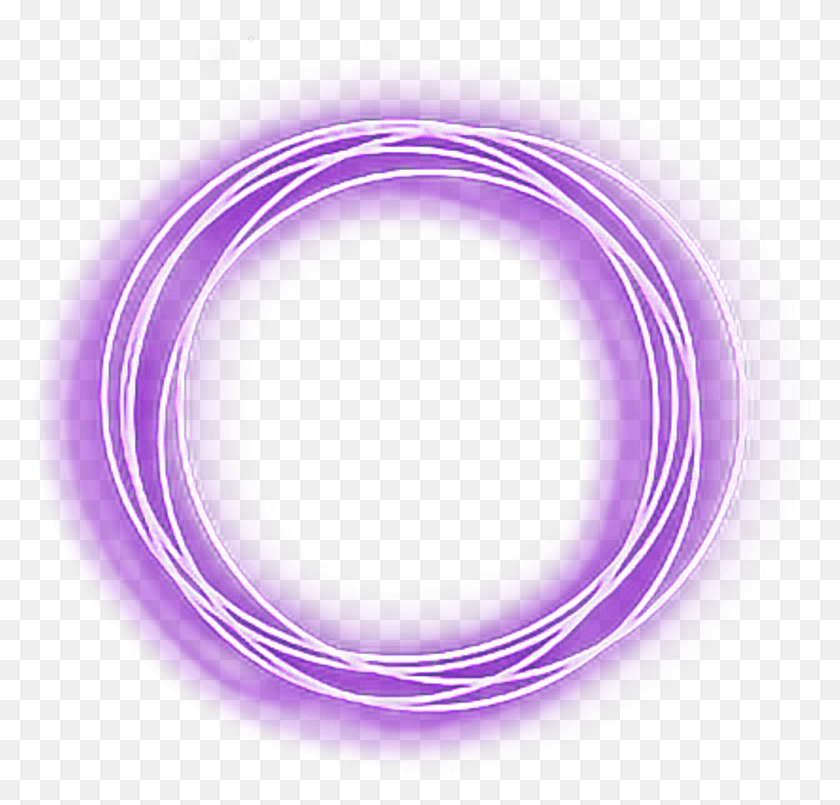 1024x979 Frame Purple Neon Circles Cool Circulo Neon, Light, Sphere, Photography HD PNG Download