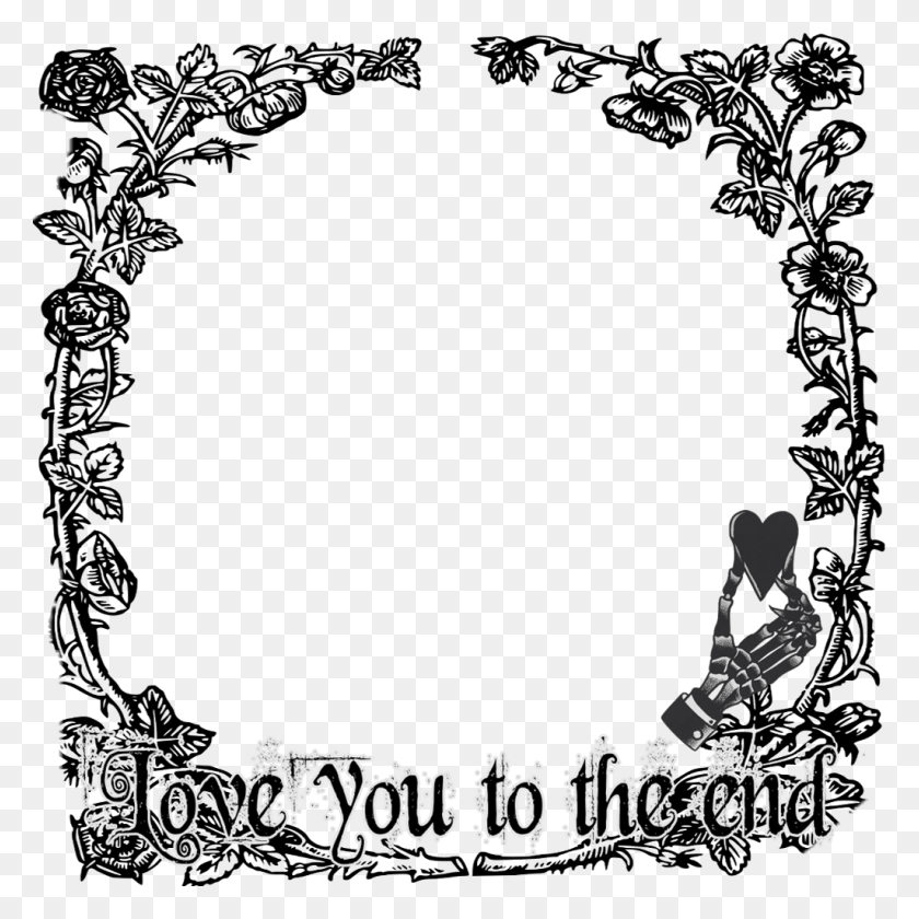 1024x1025 Frame Sticker Illustration, Clothing, Apparel, Text HD PNG Download