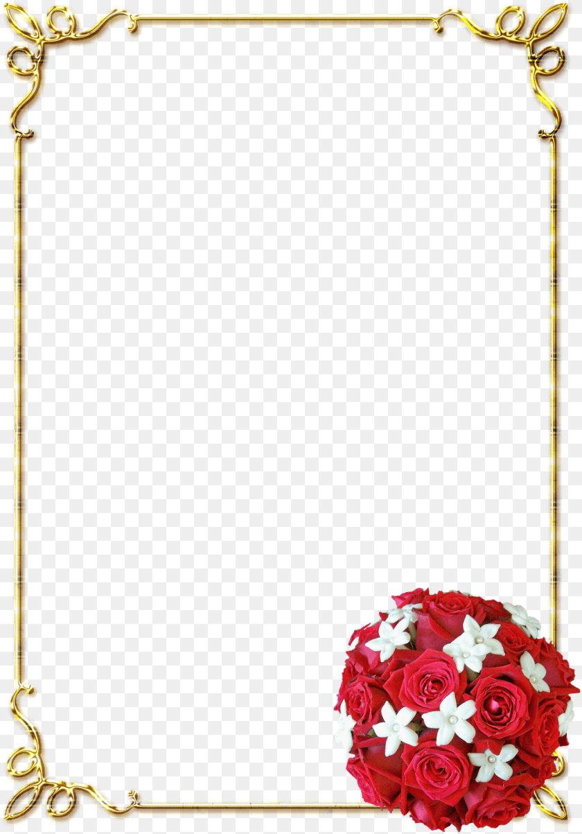 1001x1434 Frames Golden Frame Gold Sparkle Magic Magiclove, Rose, Plant, Flower Bouquet, Flower Arrangement Sticker PNG