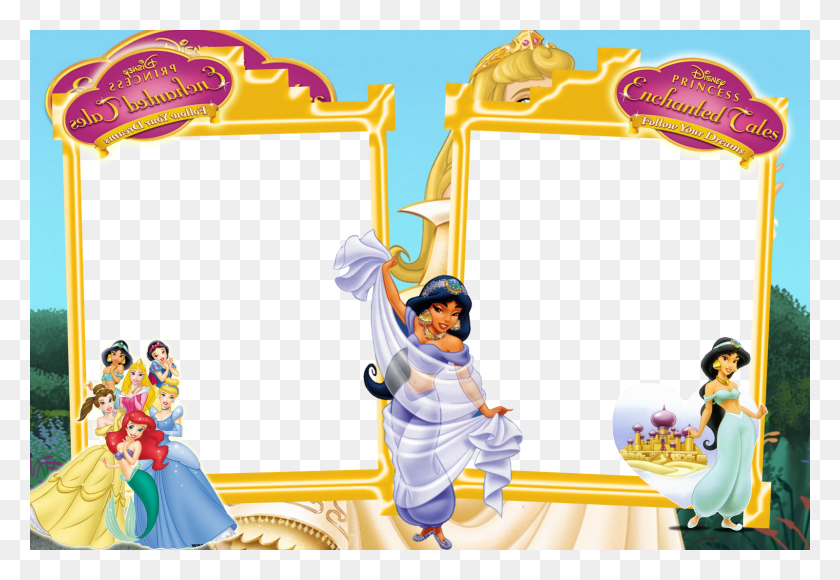 1600x1067 Frames Princesas Disney 4 Imagens Para Photoshop Disney Princess Frames, Person, Human HD PNG Download
