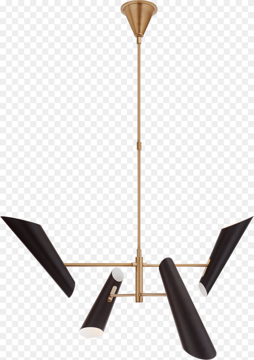 998x1413 Franca Tall Pivoting Chandelier, Appliance, Ceiling Fan, Device, Electrical Device PNG