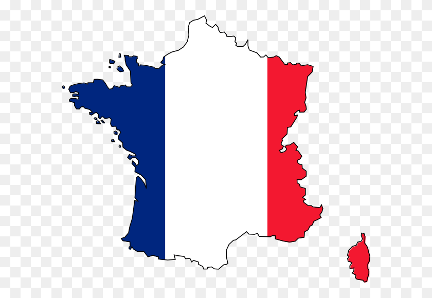 600x520 France And American Flag France Clipart, Plot, Map, Diagram HD PNG Download