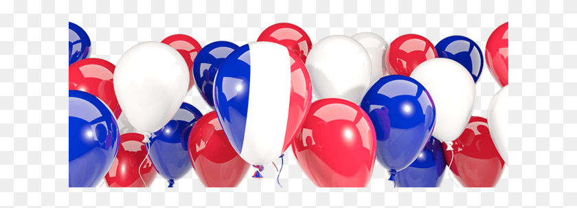 641x243 France Flag Frame, Balloon, Ball HD PNG Download
