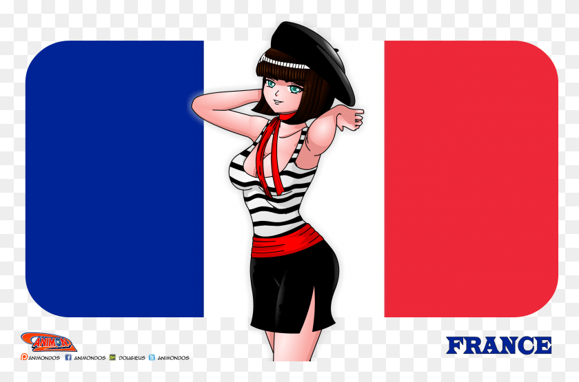 2522x1601 Francia En Traje Nacional Marianne France Manga, Intérprete, Persona, Humano Hd Png