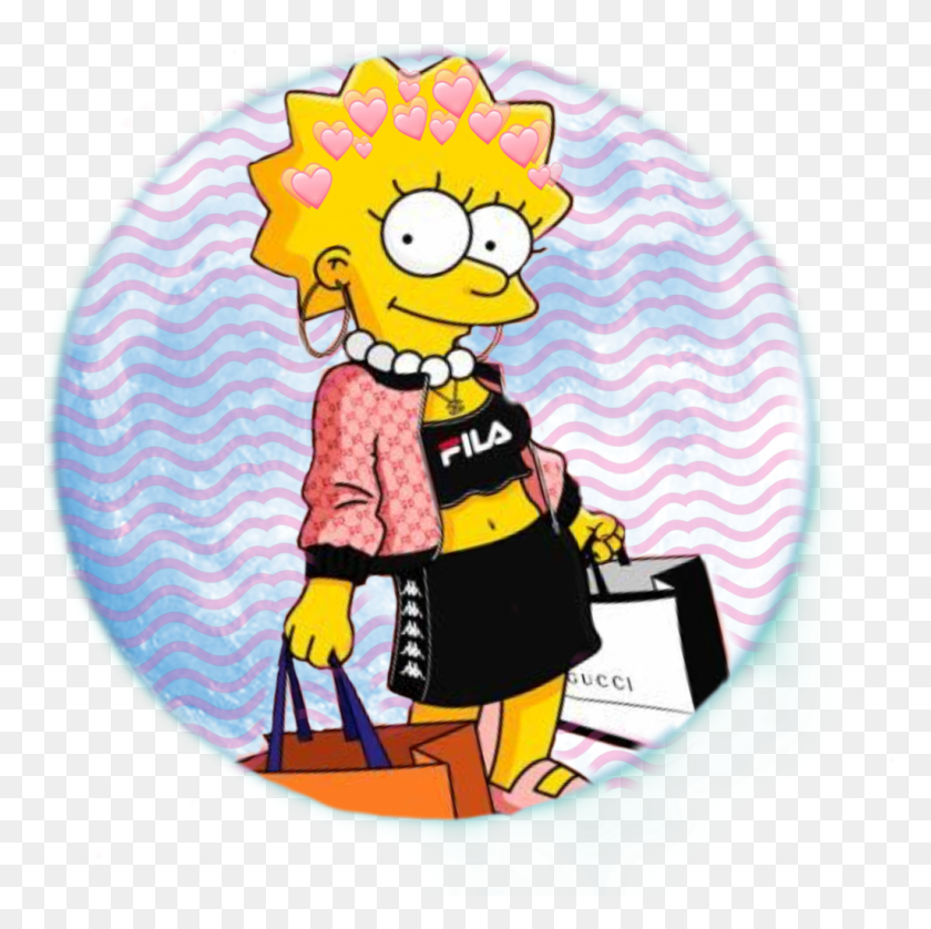 1024x1022 France Lisa Simpson Cartoon, Symbol, Logo, Trademark HD PNG Download
