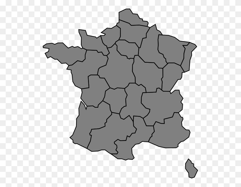 541x593 Карта Франции Карта Франции Контур Страны, Диаграмма, Атлас, Участок Hd Png Скачать
