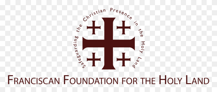 996x382 Franciscan Foundation For The Holy Land Cross, Text, Symbol, Logo HD PNG Download