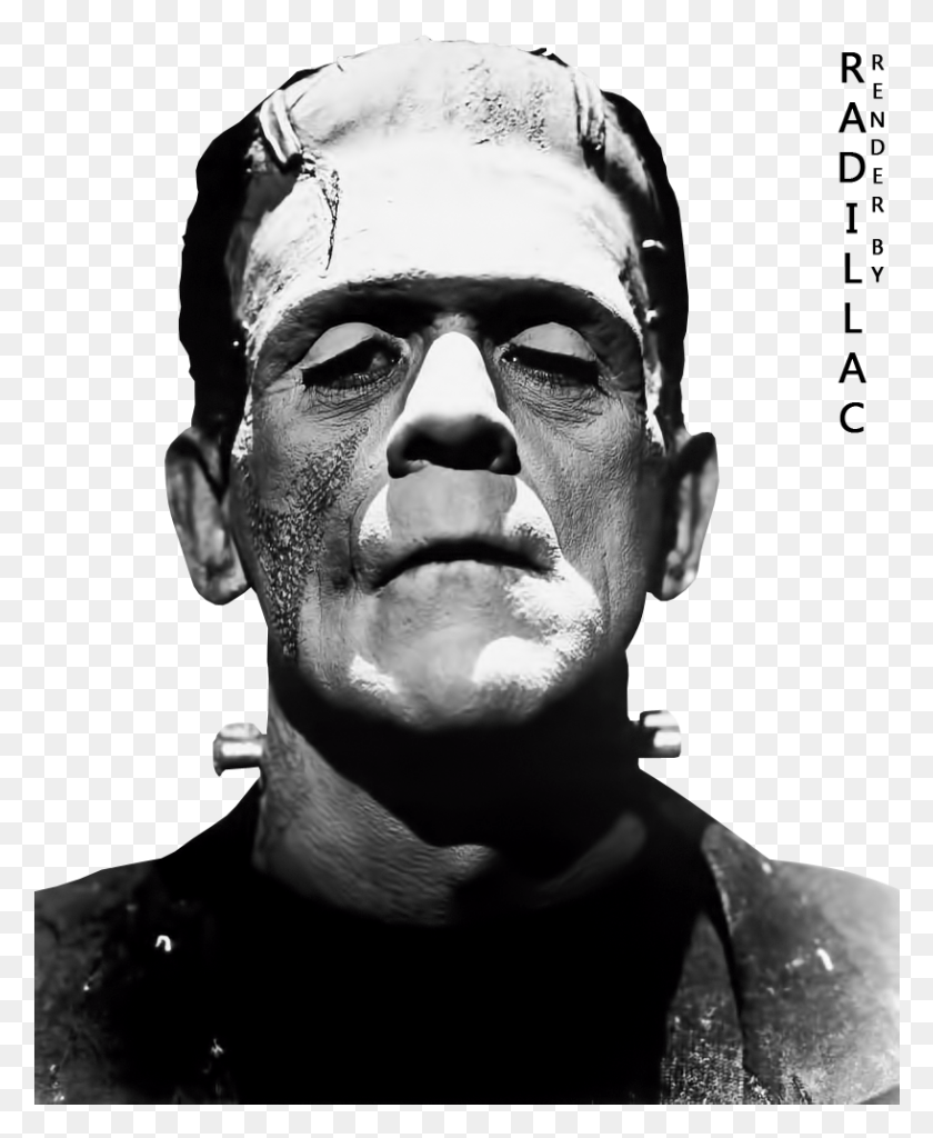 817x1010 Frankenstein Transparent Background Burgess Meredith, Head, Face, Person HD PNG Download