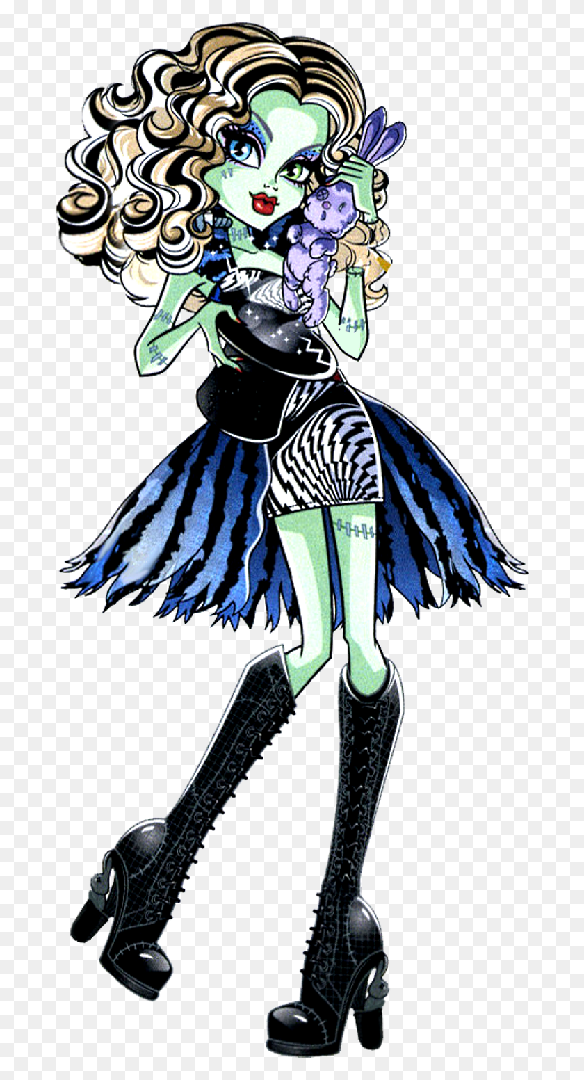 684x1493 Frankie Stein Monster High Freak Du Chic Frankie, Persona, Humano, Ropa Hd Png