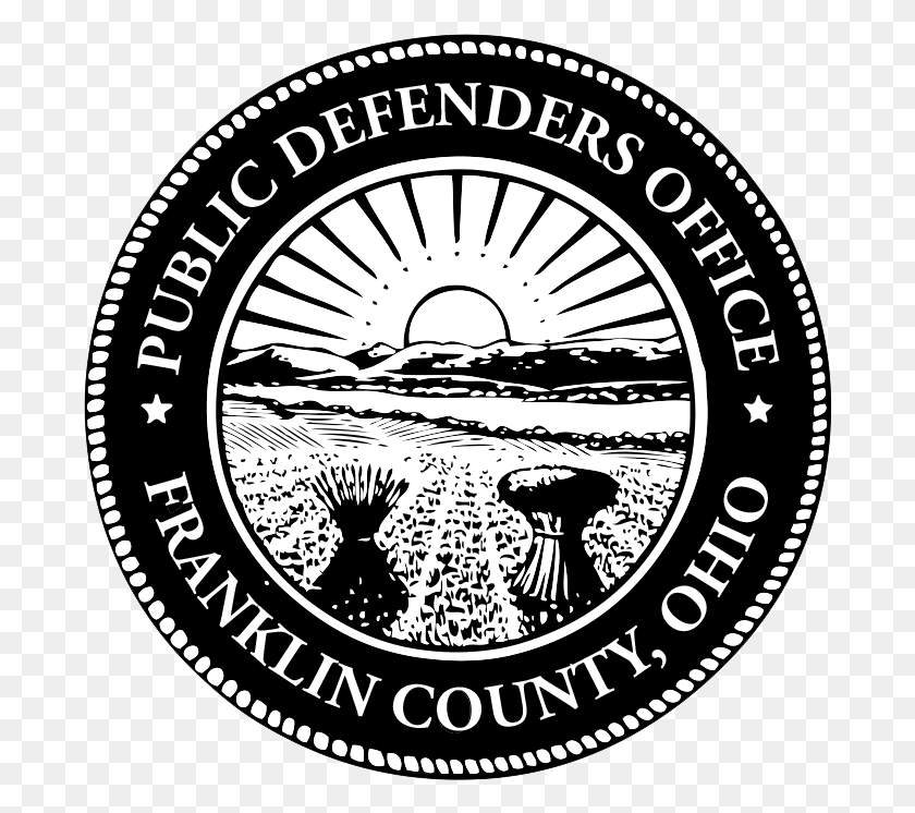 688x686 Franklin County Treasurer Logo Circle, Label, Text, Symbol HD PNG Download