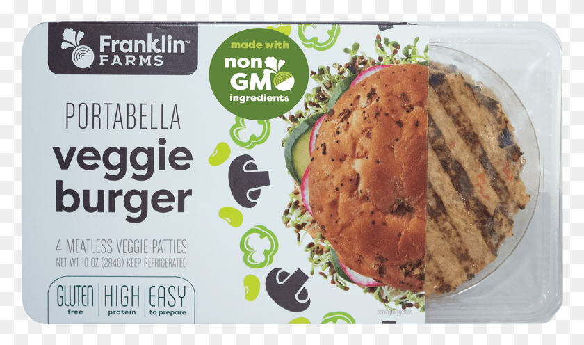 1801x1008 Franklin Farm Veggie Burger, Bread, Food, Plant HD PNG Download