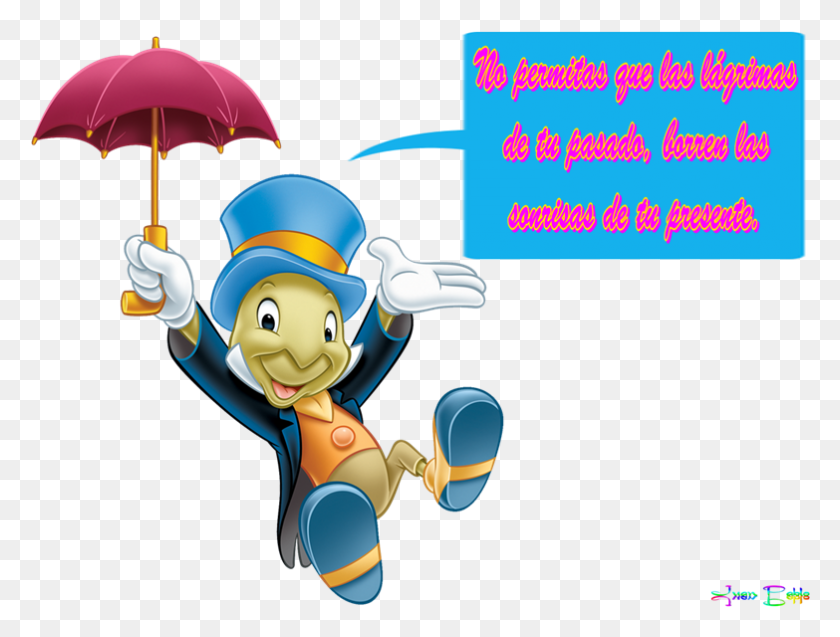783x580 Descargar Png Frase Fondo Transparente Jiminy Cricket Disney, Toy, Graphics Hd Png
