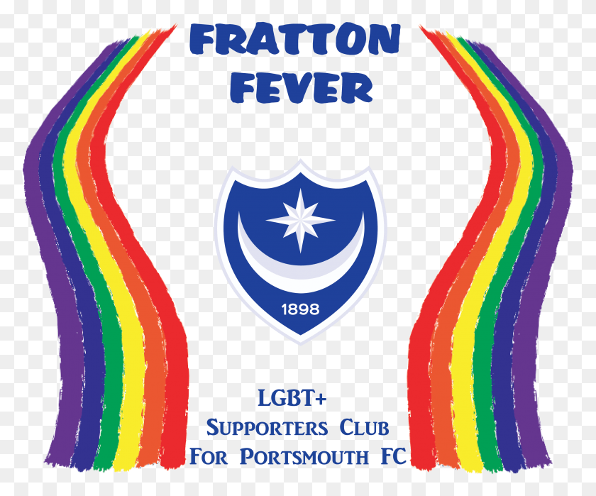 3405x2792 Descargar Png Fratton Fever Para Ver Portsmouth V Burton Emblema, Gráficos, Etiqueta Hd Png