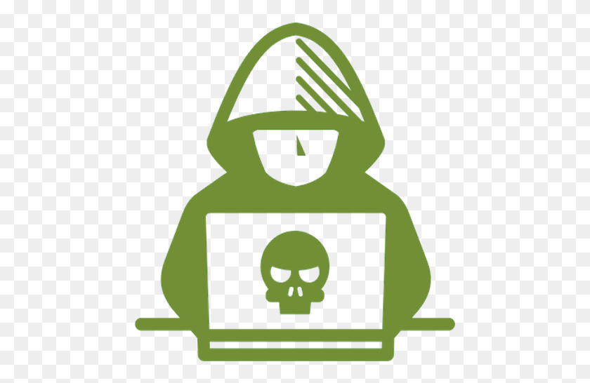 459x486 Frauds Amp Cyber Risks Hacker, Robot, Green HD PNG Download